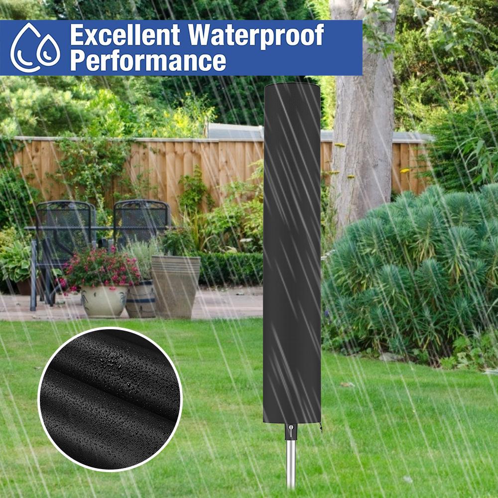 Multifunkční otočný kryt sušáku na prádlo Ochranné pouzdro na sušák na prádlo Odolný proti větru Štít na sušení prádla Vodotěsný Nastavitelná šňůra