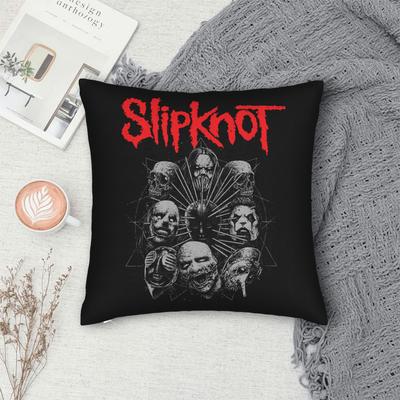Slipknot Metal Rock Band Musik Druck Kissenbezug Kissenhülle Kissenbezüge Neuer Stil Heimdekoration Reißverschluss Mehrere Größen