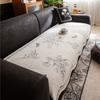 Non-Slip Couch Slipcover Protector Universal Irregularity Sofa Cushion European Style Retro  Black White Flowers Sofa Cover