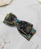 Maia Retro Pearl Hairpin - Gold