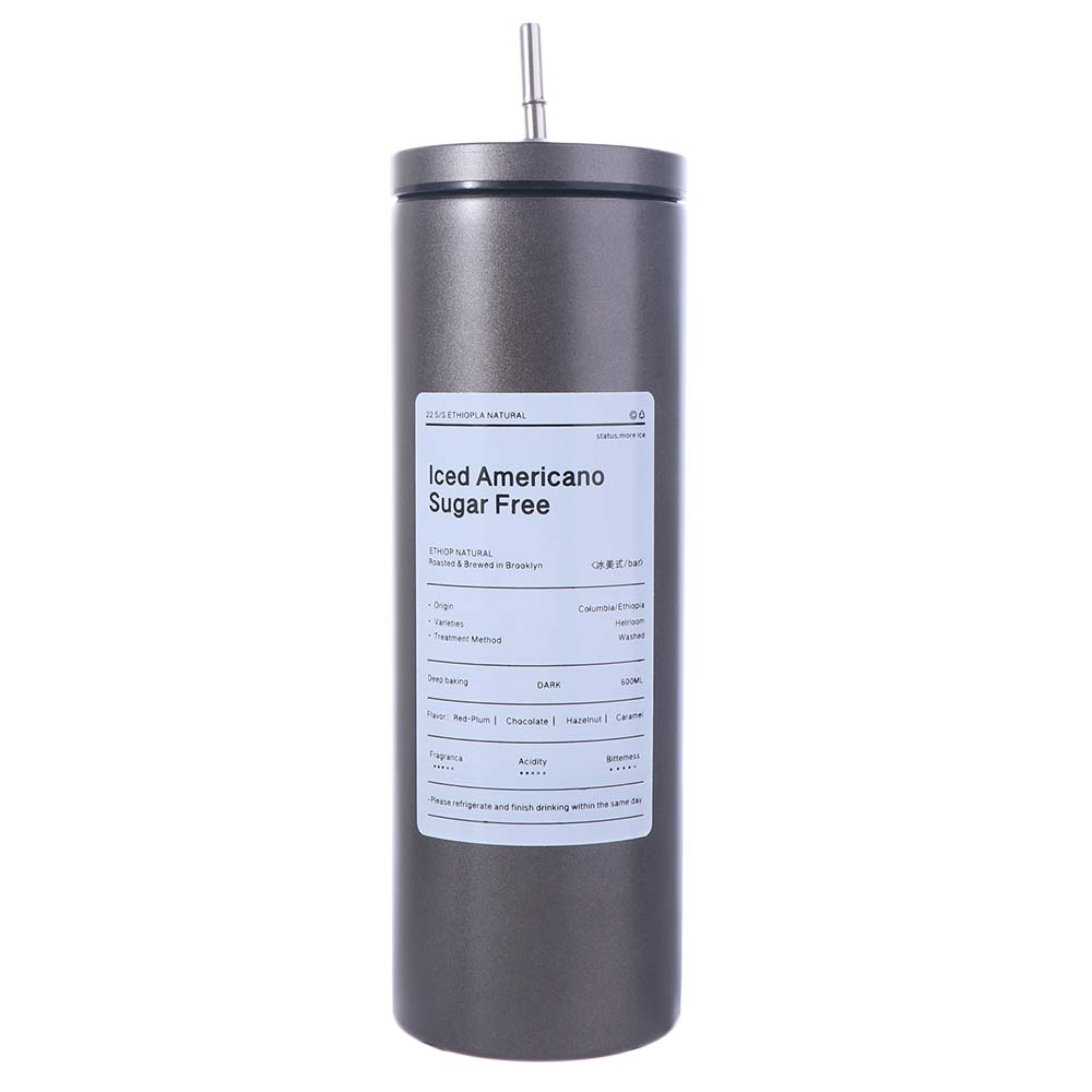 

Double Layered Stainless Steel Car Cup Portable Large Capacity American Coffee Mug 600ml Durable Insulation Water Cup Home 600ml