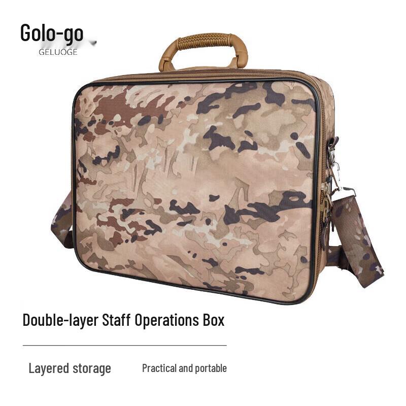 Goroligo Portable Double-Layer Staff Operations Case