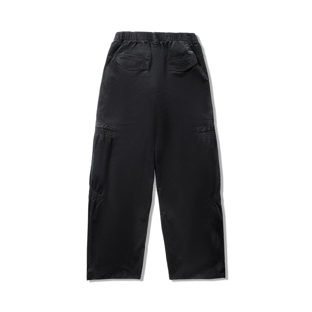 Li Ning Trendy Sports Series Soft Breathable Versatile Straight Leg Casual Pants Women Bottoms AKXV430-3
