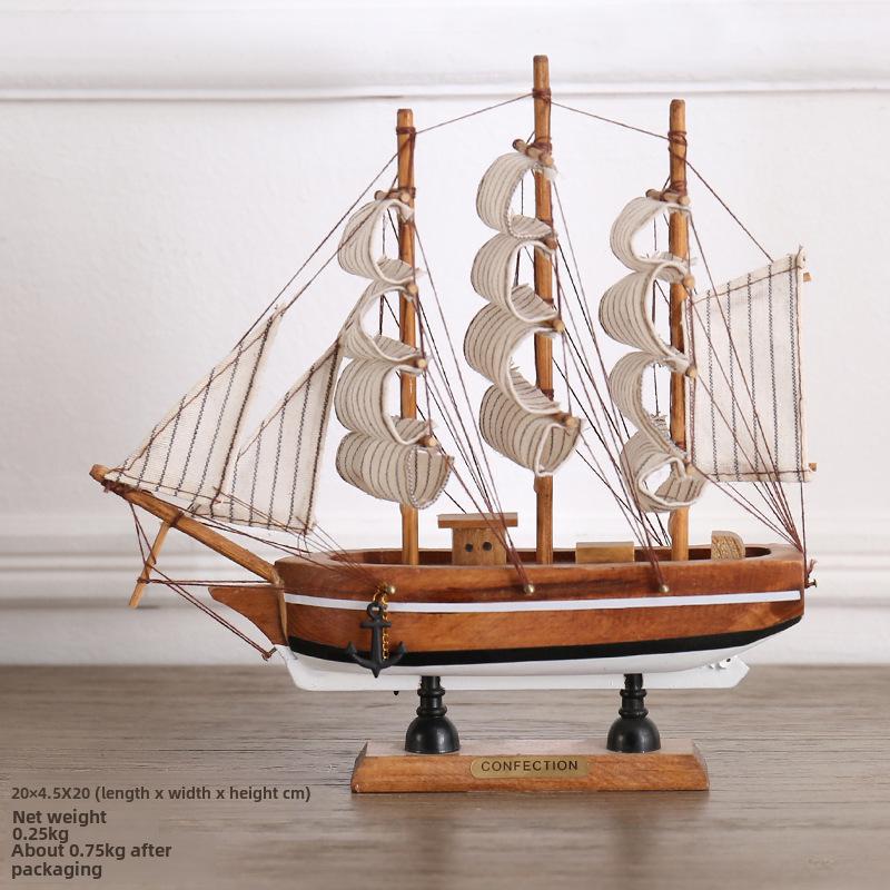 

Прикраса з моделі вітрильника ручної роботи з дерева – подарунок на випускний Плавуче плавання Refer to option picture