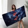 Electronic Rock D-Depeche Mode Anime Beach Swimming Towel Soft Absorbent Washcloth Children's Gifts for Kids Travel Camping Gym