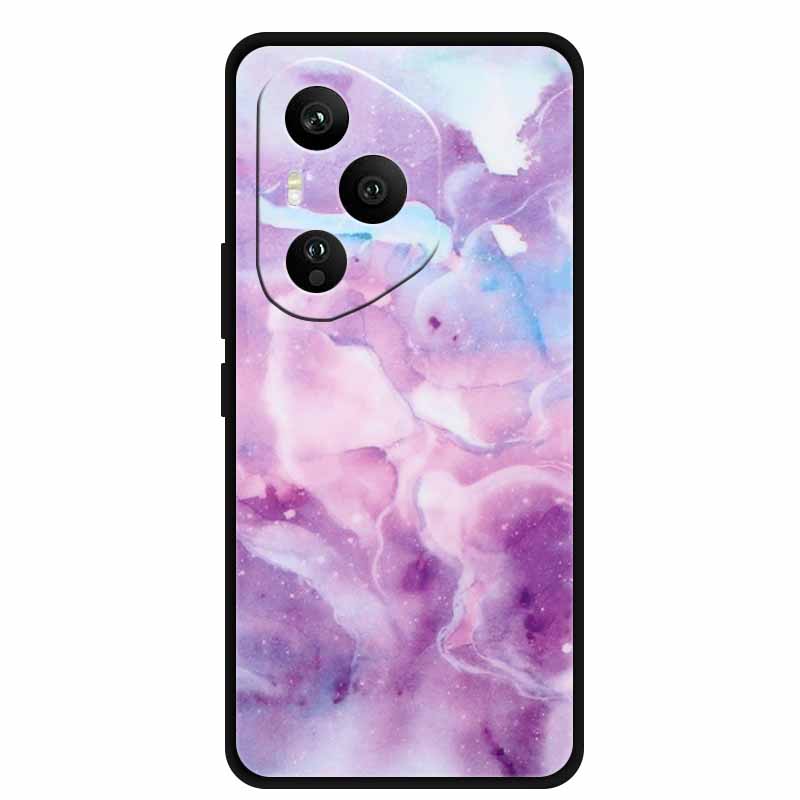 For Honor 400 Pro 5G Case Honor 400 5G Marble Painted Silicone Back Cover Cases for Honor 400 Pro/ 400 TPU Black Case 400 Pro 5G