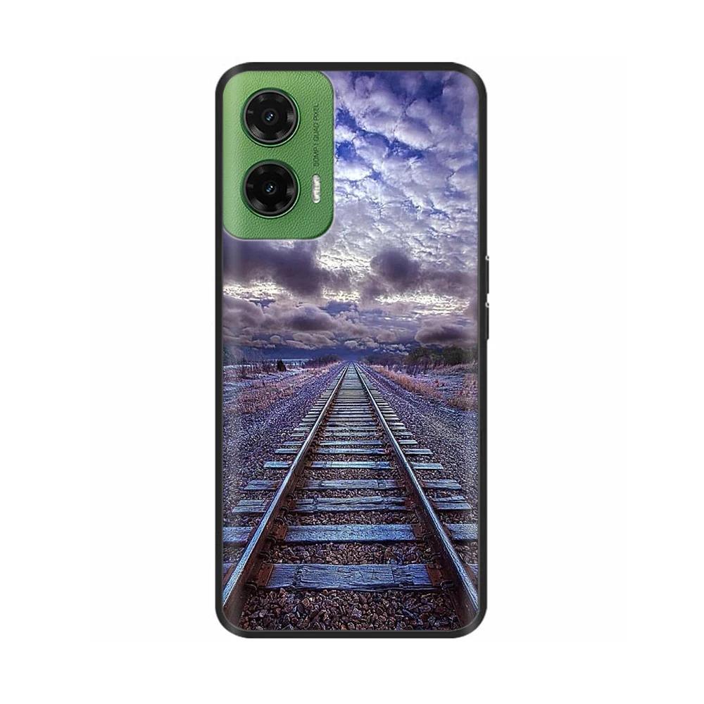 Für Motorola Moto G35 5G Hülle G 35 Niedlich Weiches Silikon Anti-Fall Hohe Qualität Schutzhülle für Moto G35 XT2433-5 MotoG35