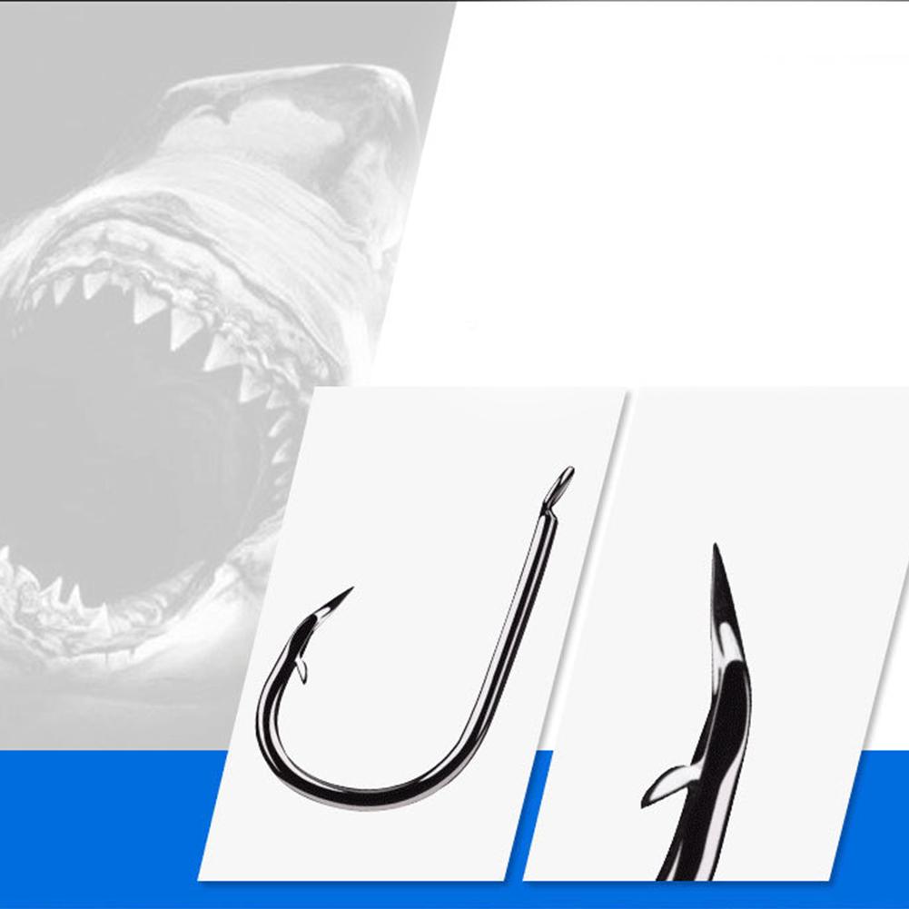 11 Pcs/set Fishing  Hook High Carbon Steel Barbed Fish Hook Crucian Carp Flat-pointed Fishing Hook Accessories 1#-10#