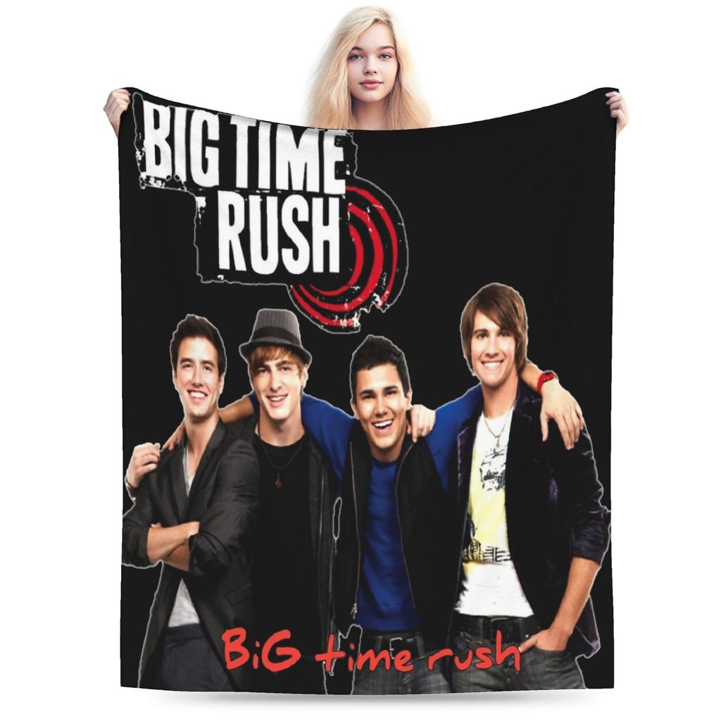 Big Time Rush Band Eras Tour Accessories Blanket Ultra-Soft Flannel Throw Blanket Relax Rug Piece