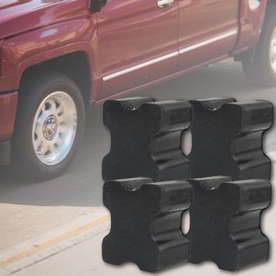 4-teiliges Gummi-Schraubenfeder-Abstandshalter-Booster-Kit für Hochleistungs-Schraubenfedern aus Gummi für 1-1,5 Zoll Schraubenfederlift