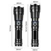 Jun Yi High-Power Rechargeable Outdoor LED Flashlight