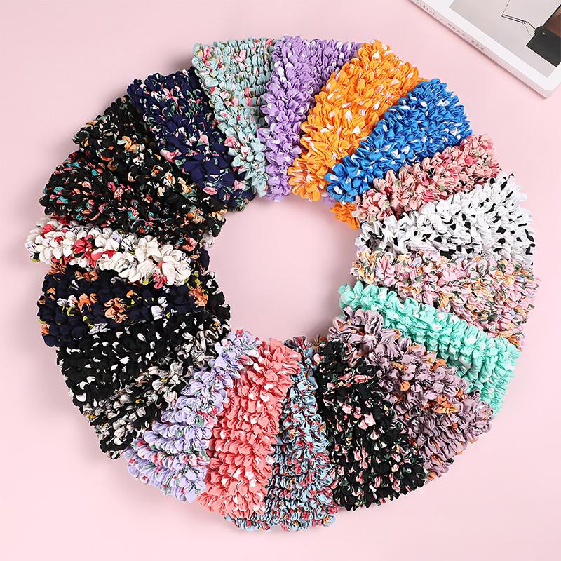 Flower Expansion Fold Pleated Flexible Stretch Mini Shopping Bag Large Capacity Bubble Elastic Portable Handbag Storage Bag