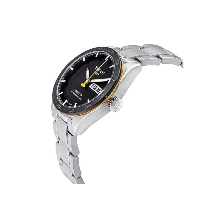 Tissot Orologi da Uomo con Movimento Meccanico Automatico PRS516 Orologio 42mm Quadrante Nero Cassa in Acciaio Inossidabile T100.430.11.051.00