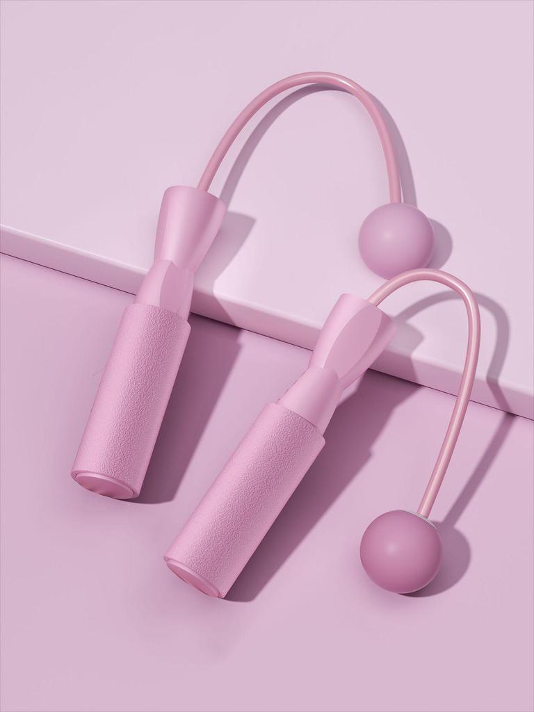Weighted Cordless Skipping Rope with 32CM Small Ball for Adults & Kids