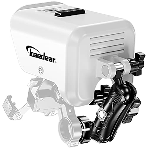 

Kaedear Motorcycle Sun Visor Sunshade Bicycle Smartphone Holder Mobile Phone Holder Smartphone Holder Stand Mount (25.4mm/White)