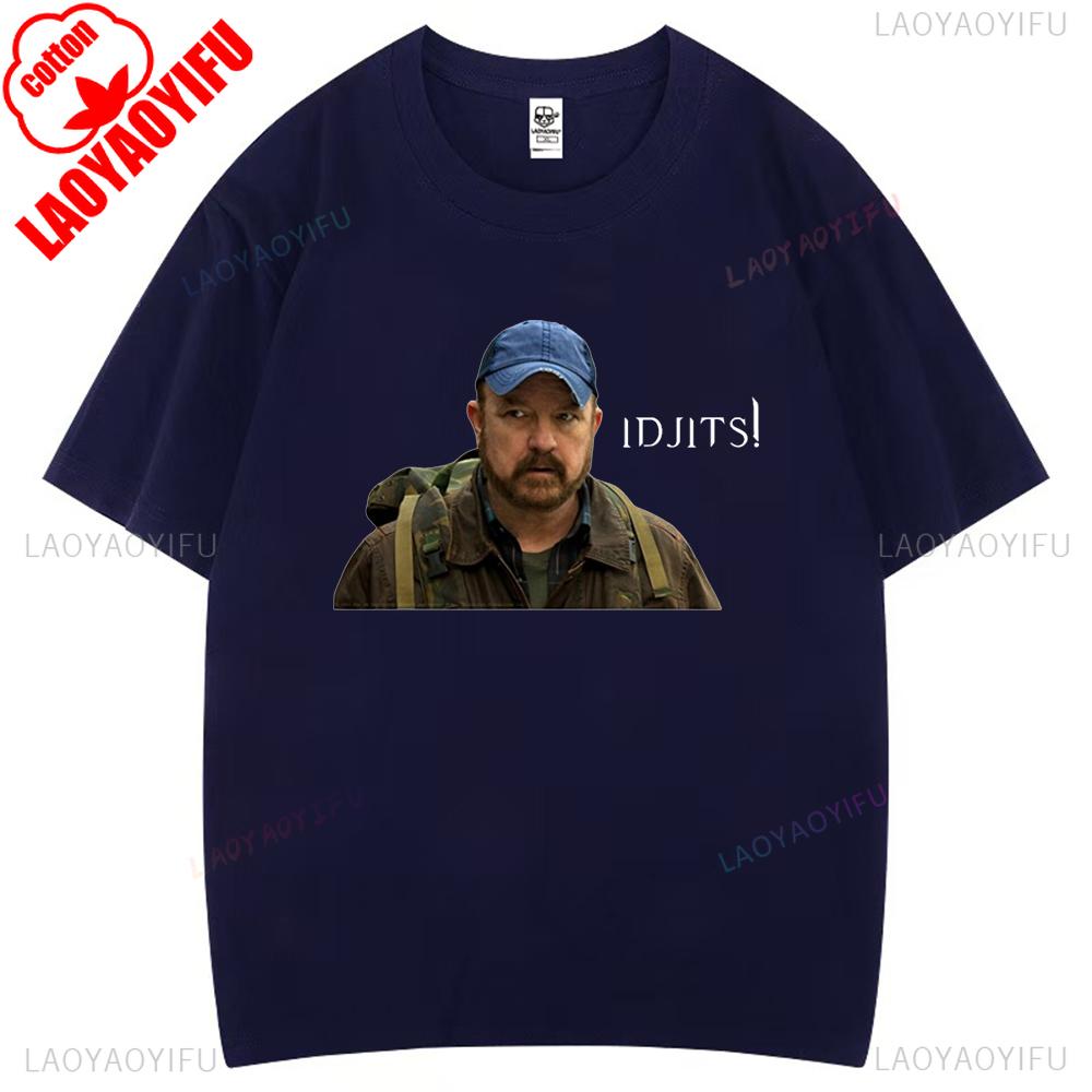 Vtipný Humor Jsem Obklopený Idjity Nadpřirozeno Bobby Singer Televizní Grafická Trička Žena Muž Vysoce Kvalitní Bavlněné Tričko Ležérní