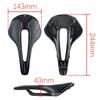 Ultra Lightweight Carbon Fiber Bicycle Saddle Mountain Road Bikes Hollow Core Design Comfort Seat