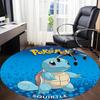 1pc Pokemon Squirtle Office Round Area Rug,  Under Office Chairs Bedroom Living Room Home Decor a0926070
