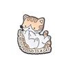 Adorable Kitten Enamel Lapel Pin - Cat Lover Collection