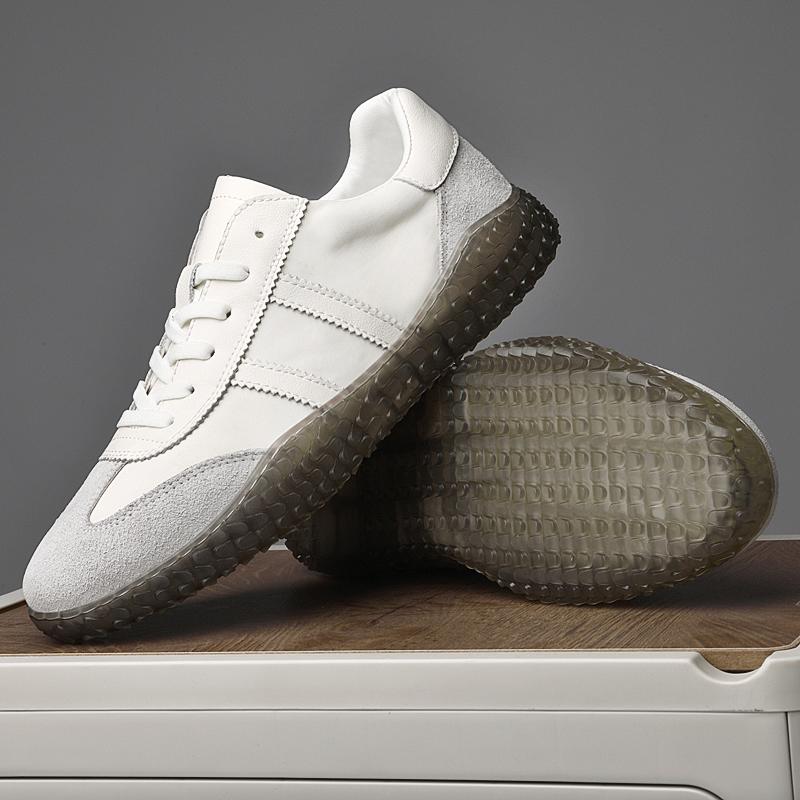 Fashion New Arrival Men's Tenis Masculino Genuine Leather Casual Shoes Non-Slip Sole Treking Footwear Comfortable Walking Shoes Sneakers