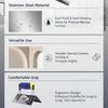 Comfort Grip Handle Outside Corner Trowel Stainless Steel Drywall Finishing Tool  For Masonry Work