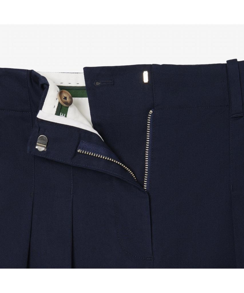 LACOSTE Women'S Wide Fit Chino Tuck Pants Hf2445-55N 166