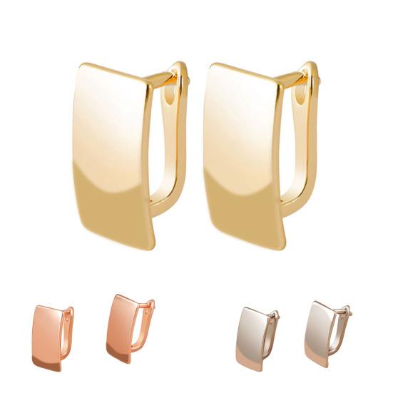 1 Pair Earrings Fashion Elegant Square Women Fashion Earrings for Outdoor