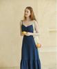 Bellodinela Pocari Flare Dress Navy
