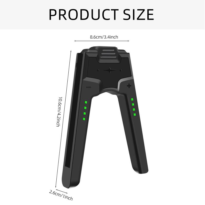 Controller Charger V Shaped Designing Left Right Handle Charging Grip with LED Light Status