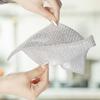 10pcs Thickened Steel Wire Cleaning Cloth Non-Scratch Double-layer Iron Microfiber Mesh Dishrag Washing Pot Rags Kitchen Towels