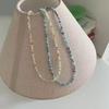 Summer Dopamine Color Small Flower Beaded Necklace Female Niche Design Sense Fashion Versatile Neck Chain Collarbone Chain