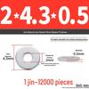 Extra Large Galvanized Metal Flat Washer - Thickened Round Screw Washer M6-M16