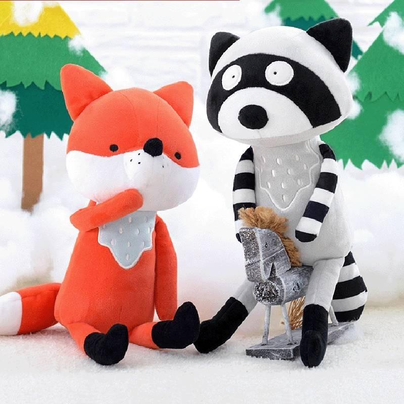 Entzückend weiches Fuchs-Plüschtier mit kristallweicher PP-Baumwollfüllung 23cm