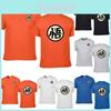 Stylish Anime Dragon Ball Super Goku Symbol Short Sleeve Cotton T-shirt For Casual Wear