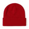 Kids Knit Beanie Cuffed Edge Solid Color Winter Hat Soft Stretch Warm Knit Cap for Toddler Boys Girls Unisex Cold Weather Outdoor Daily Headwear