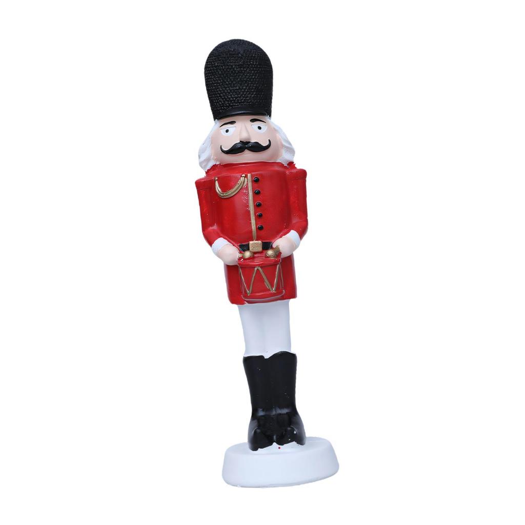 Christmas Nutcracker Figure Christmas Decoration Xmas Ornament Sculpture for Living Room
