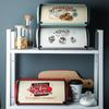 Retro Metall Brot Gebäck Kuchen Box Case Große Kapazität Reis Case Lebensmittelaufbewahrung Küchenaufbewahrungsbox Kochzubehör Heimdekoration