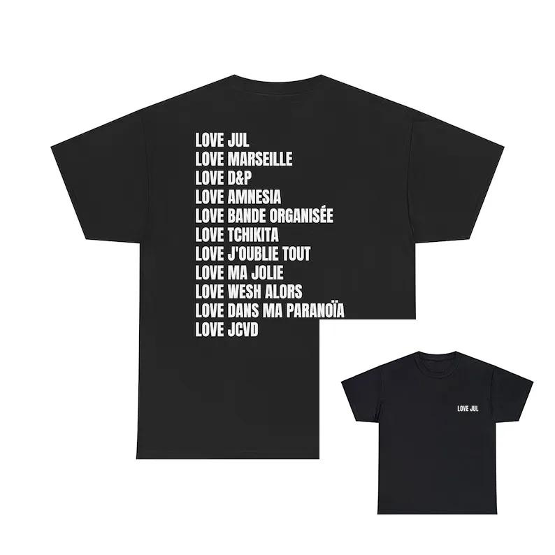 

New Summer Maillot Jul T-shirt for Men Women Short-sleeved T-shirt Casual Fashion Streetwear Oversized Vintage Y2K Clothing 4XL