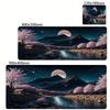Pink Sakura Anime Mousepad Landscape Gaming Mouse Pad Xxl Mouse Mat Big Carpets Pc Computer Accessories Stitch Stuff Deskmat Rug