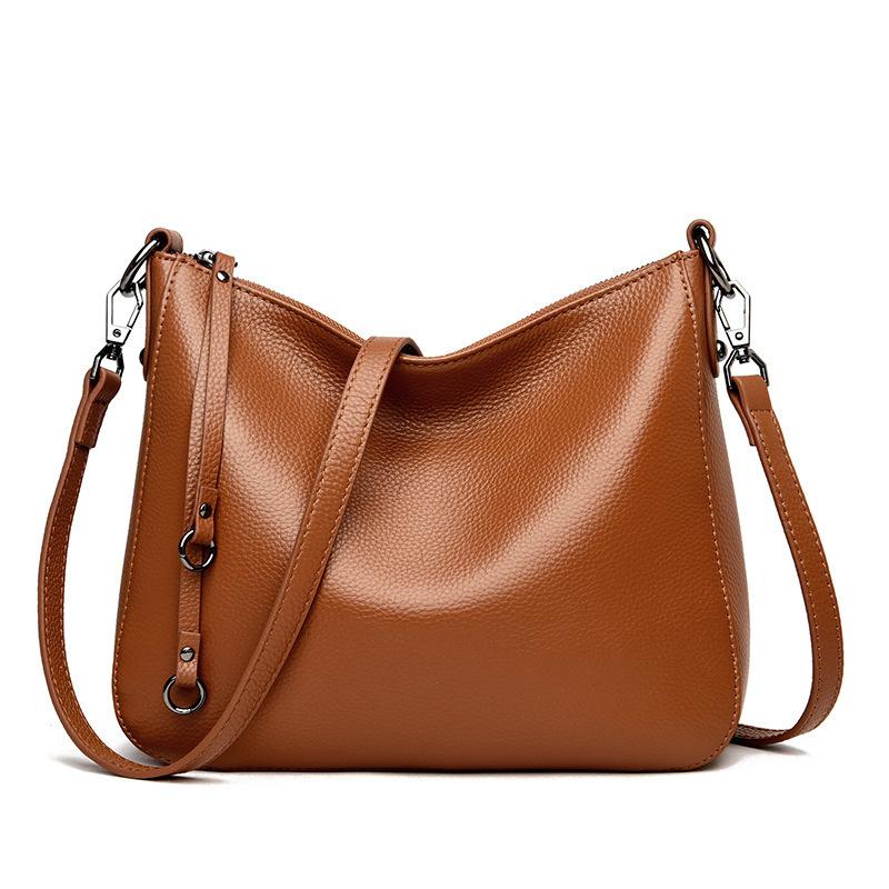 Leather Women'S Bag Fashion Shoulder Bag Messenger Bag Bag First Layer Cowhide Handbag