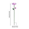 Bee Watering Station Flower Shaped Bird Bath Garden Feeder Backyard Hummingbird Drinker For Lawn Patio Balcony Farm Landscape