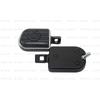 Black Deluxe Footpegs Rider For "Royal Enfield Shotgun & Classic 650"
