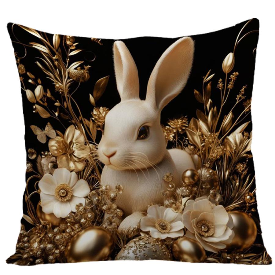 Nordische Osterhase Kissenhülle für Sofa und Bett