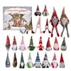 Christmas Countdown Calendar 24pcs Gnome Doll Collectible Gnome Pendants Ornament Calendar Christmas Dwarf Arrival Calendar