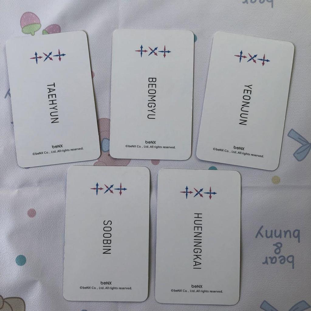 [USED] TXT FC Japan Bonus Weply Limited 5 Magic Hour Trading Cards