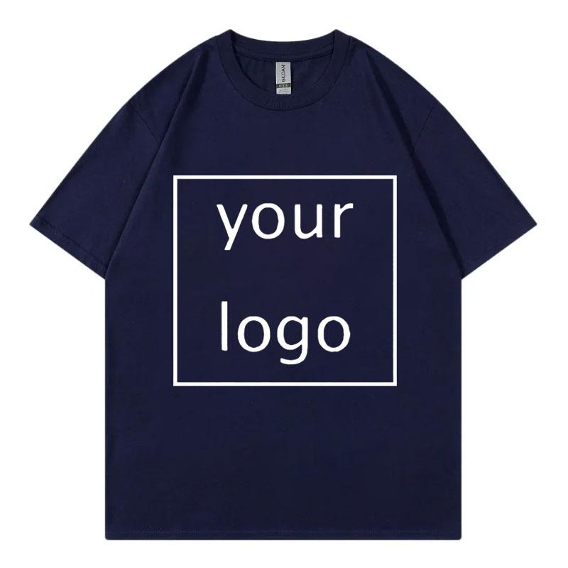 Ihr personalisiertes Customization Grafikdruck T-Shirt Herren Damen Hohe Qualität Baumwolle T-Shirt Mode Lässig Kurzarm T-Shirts