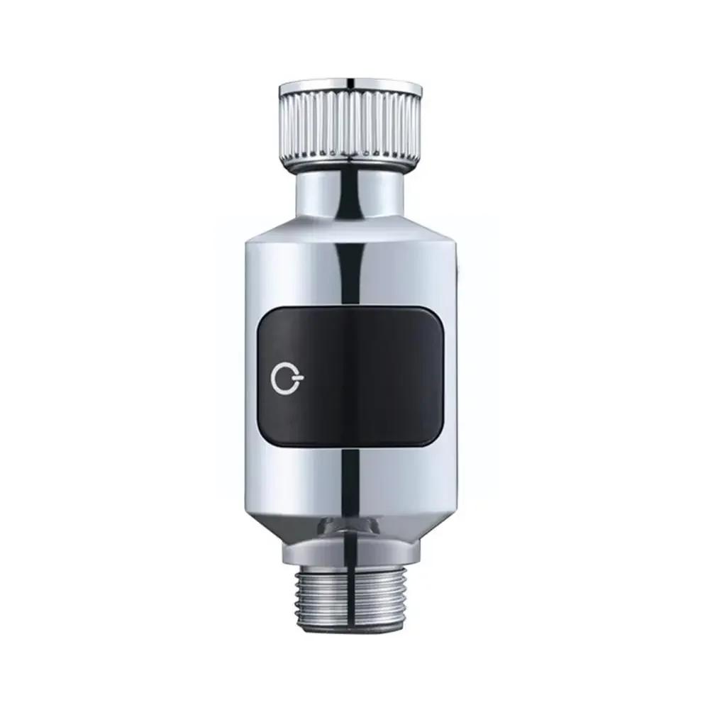 R3D7 LED Shower Head Temperature Monitor Digital Water Thermometer for Bathing Faucet Mounted Display with Electricity Detection