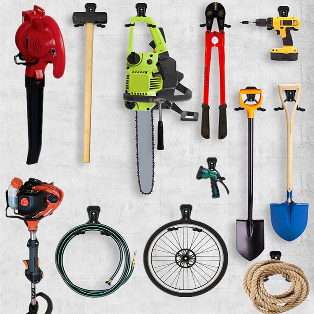 Wear-resistant Tool Mount Weedeater Hanger Heavy-duty Power Tool Hanger with Rust-proof Pvc Coating for Easy Installation Strong