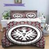 Frankfurt Football Pattern Bedding,Quilt Set Quilt Cover Pillowcase Home Birthday Gift (1 * Duvet Cover + 2 * Pillowcase, Without Core)