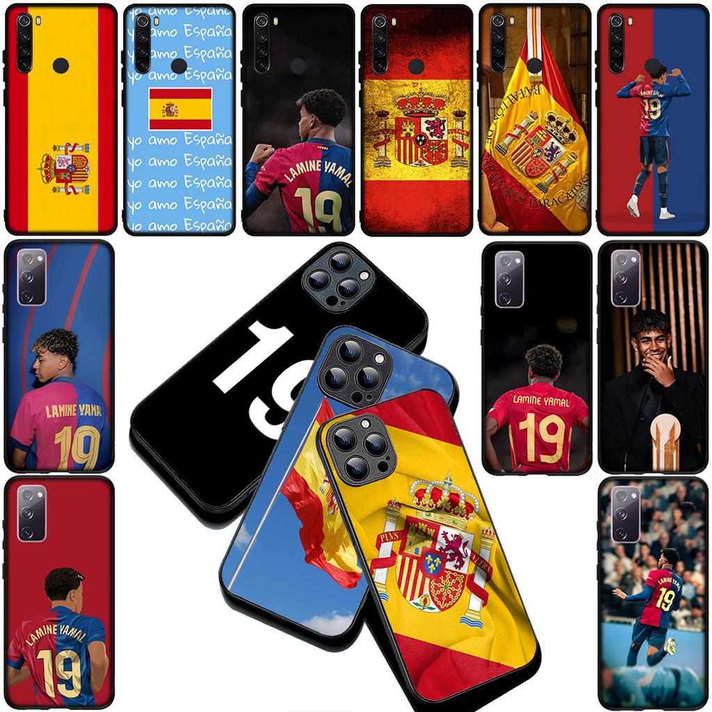 Soccer No 19 Spain Flag Football No19 Cover for OPPO A80 A40 A18 A16 A17 A15 A38 A78 A79 A54 A57 A58 A60 4G 5G Coque Phone Case